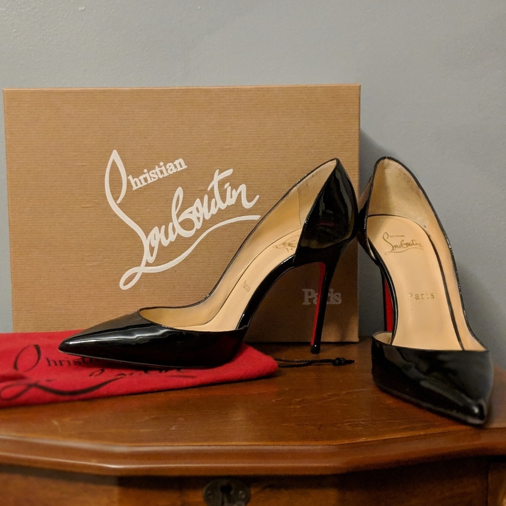 Christian Louboutin Iriza 100 patent leather heels